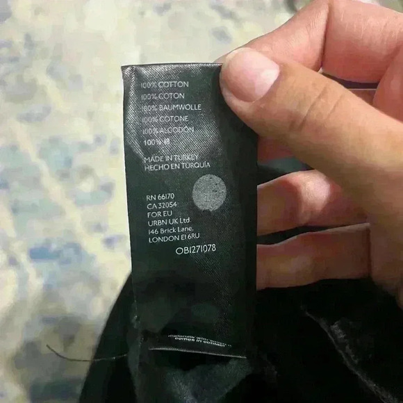 We the free straight leg jeans in worn black 25 - Picture 5 of 6